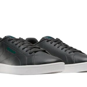 Reebok Black and Green Sneakers with Minimalist Design
